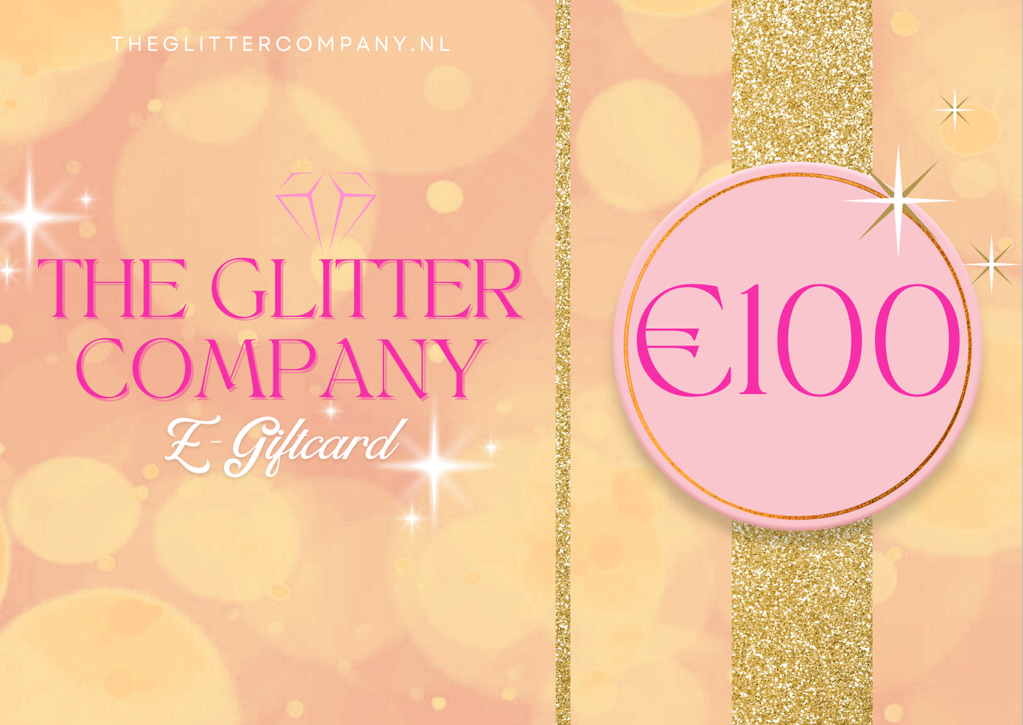 ✨ The Glitter Company E-Giftcard – From €5 to your perfect value! ✨