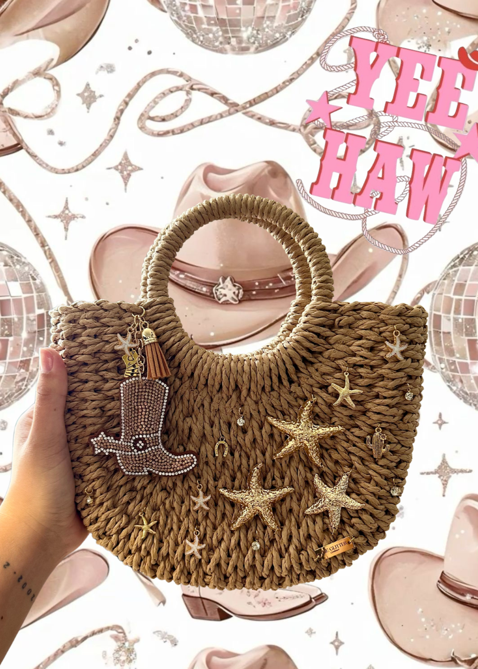 PRE-ORDER Cowgirl Coast Beach Bag