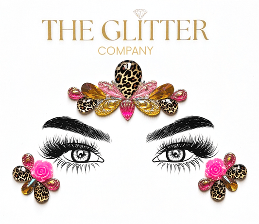 Tropical Panther Face Gem