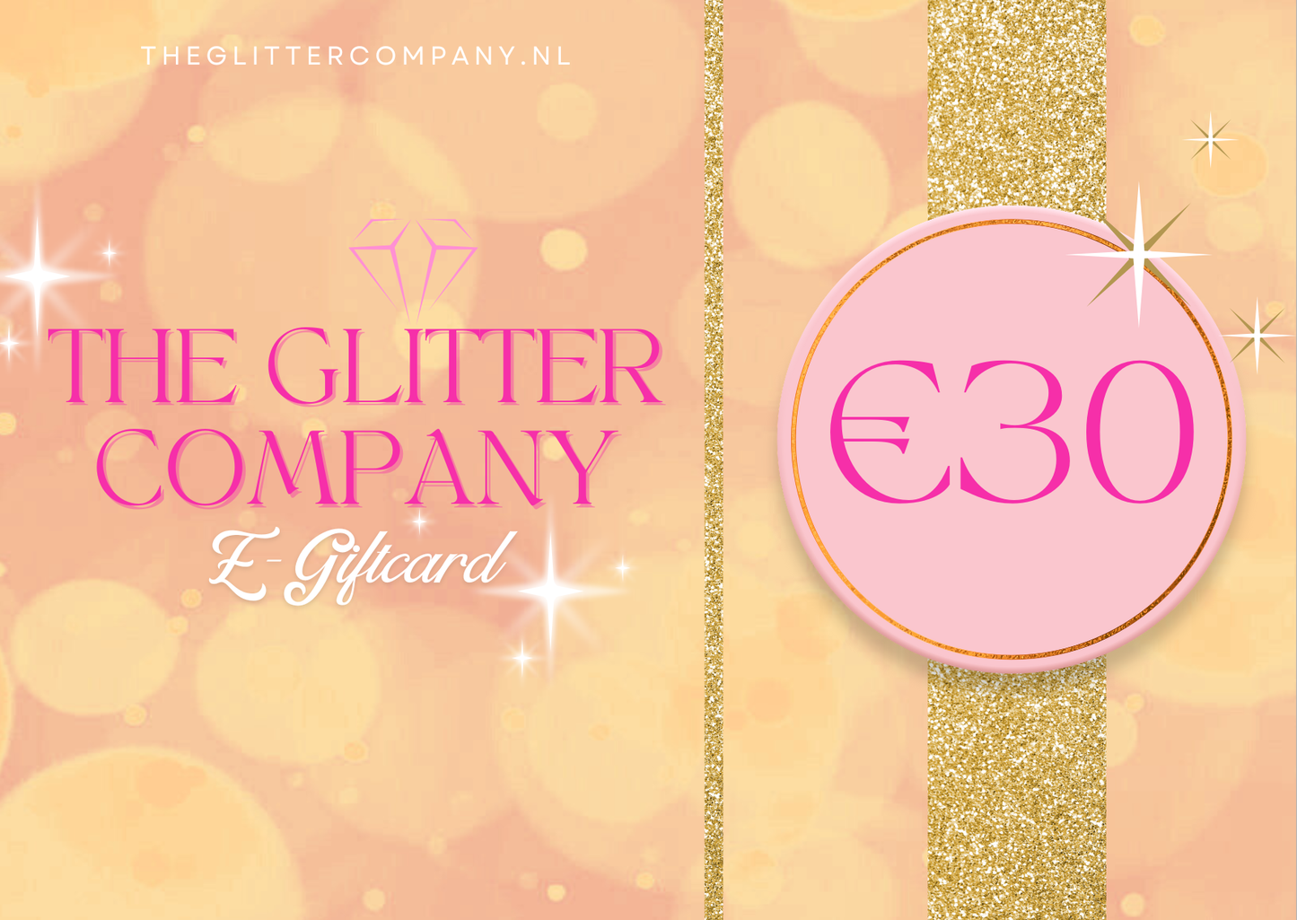✨ The Glitter Company E-Giftcard – Vanaf €5 tot jouw perfecte waarde! ✨