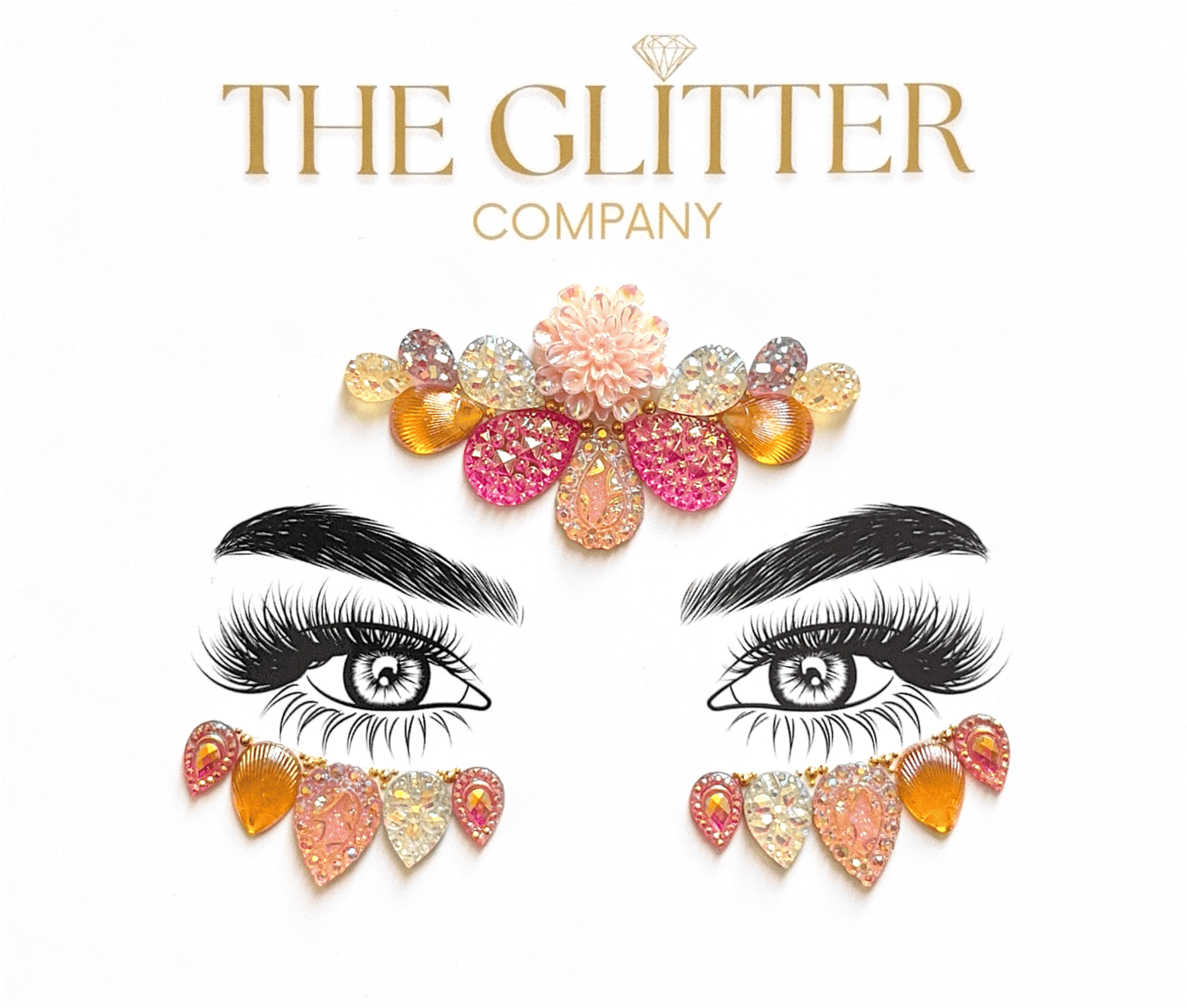 Coral Cloud Face Gem