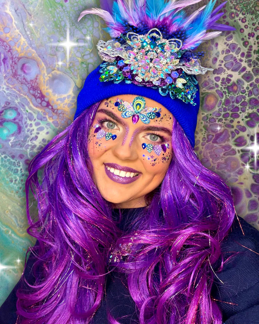 Cosmic Siren Face Gem