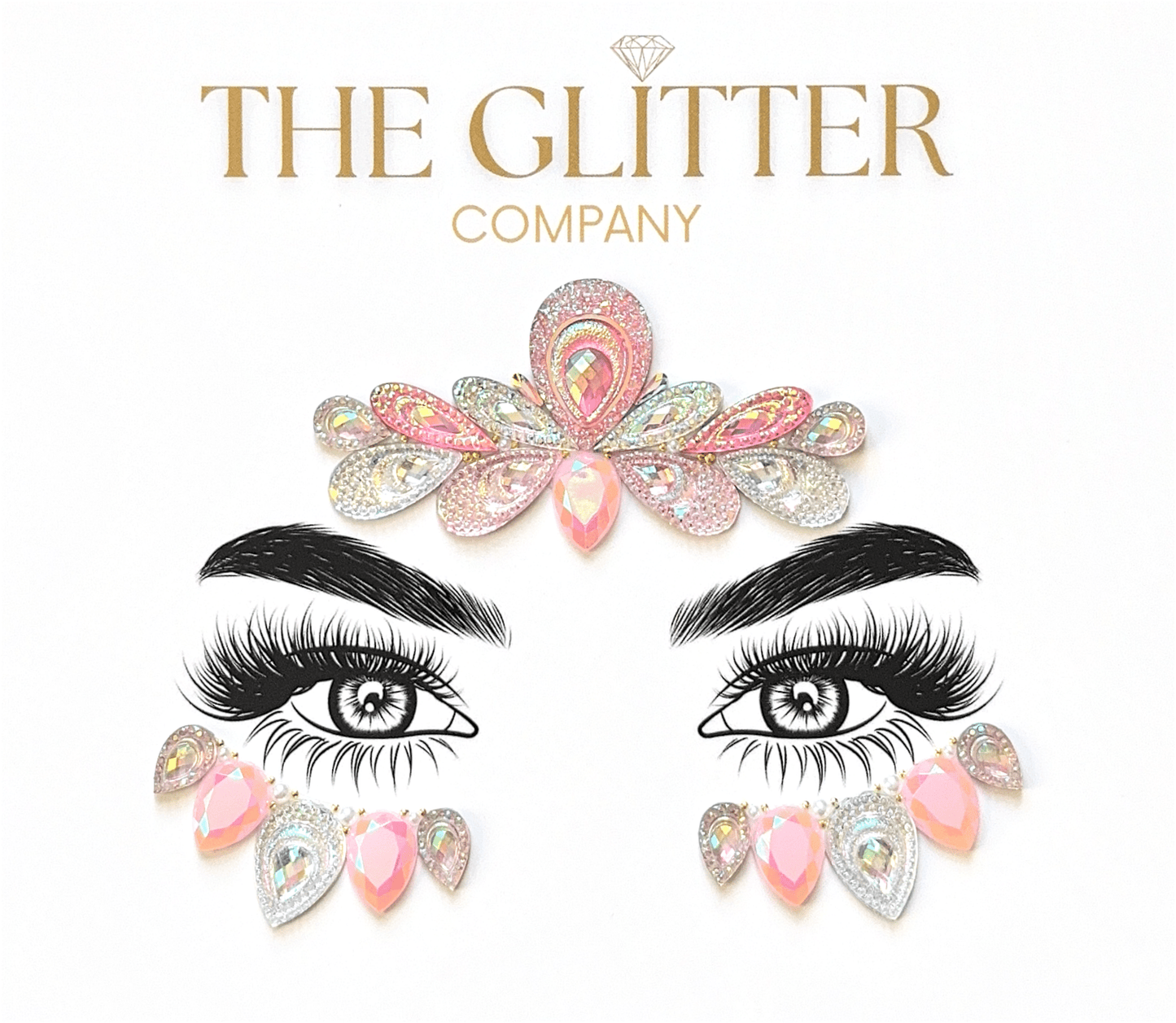 Crystal Blossom Face Gem