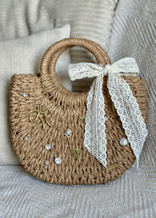 Cute Bow Beach Bag