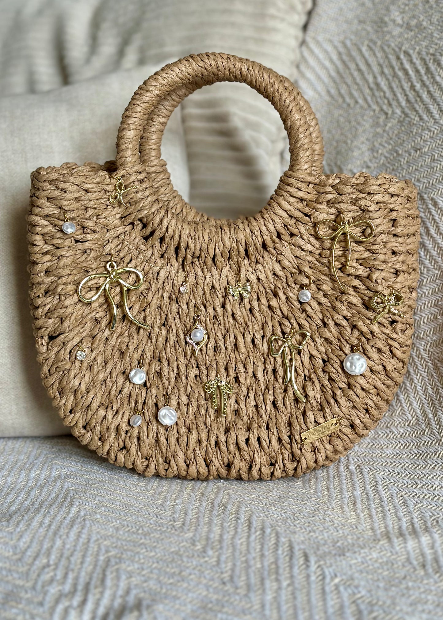 Cute Bow Beach Bag