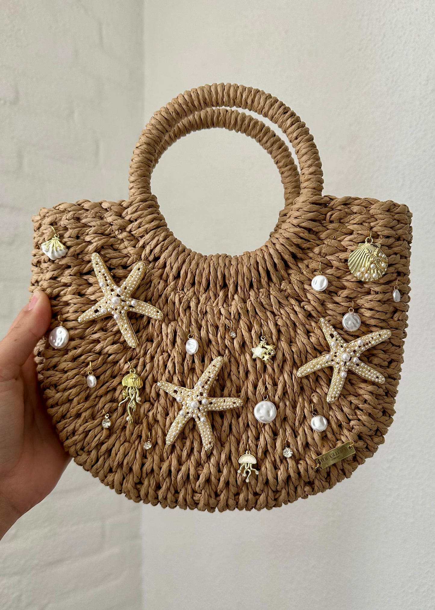 Golden Pearl Beach Bag