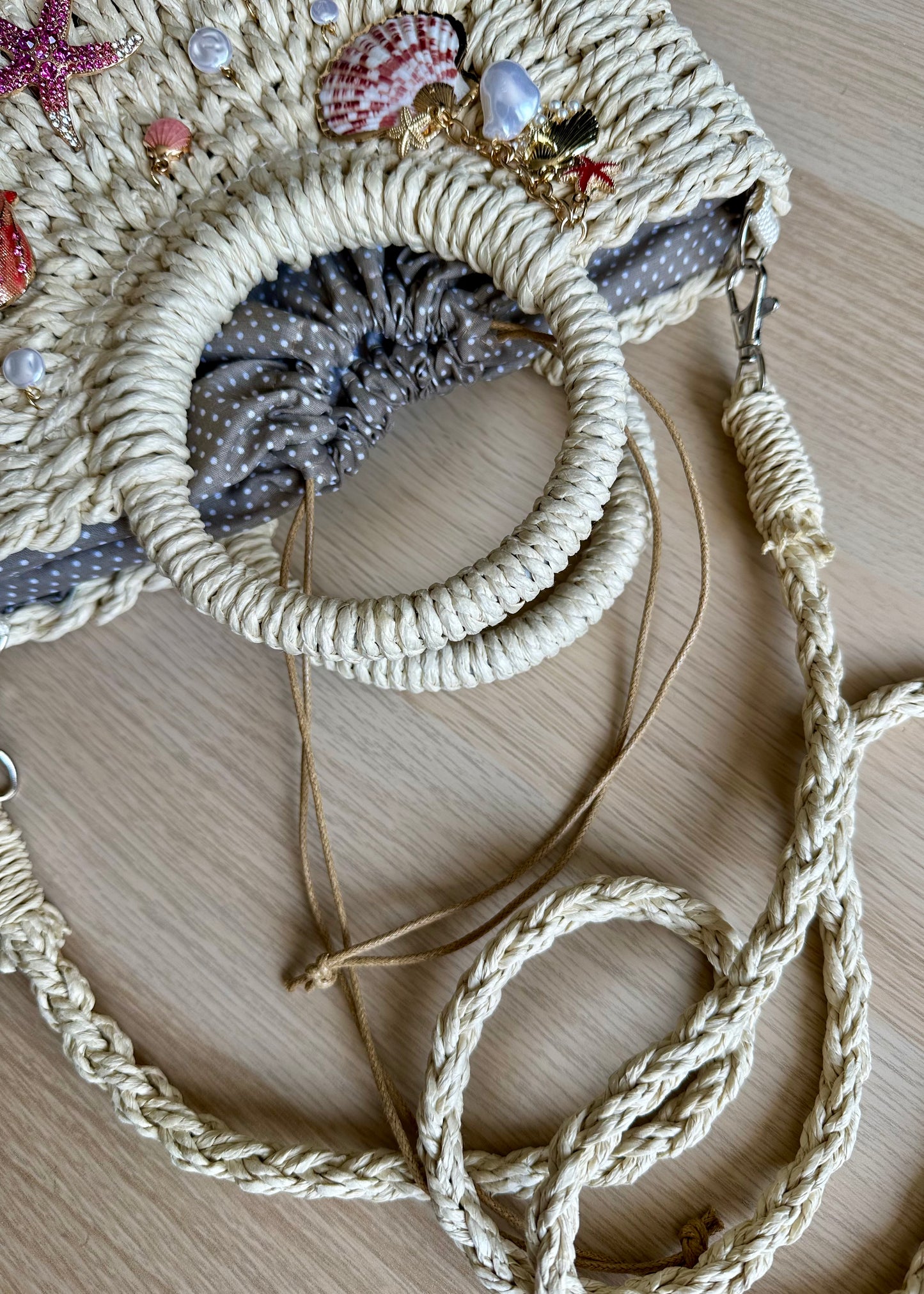 Coral Shell Beach Bag