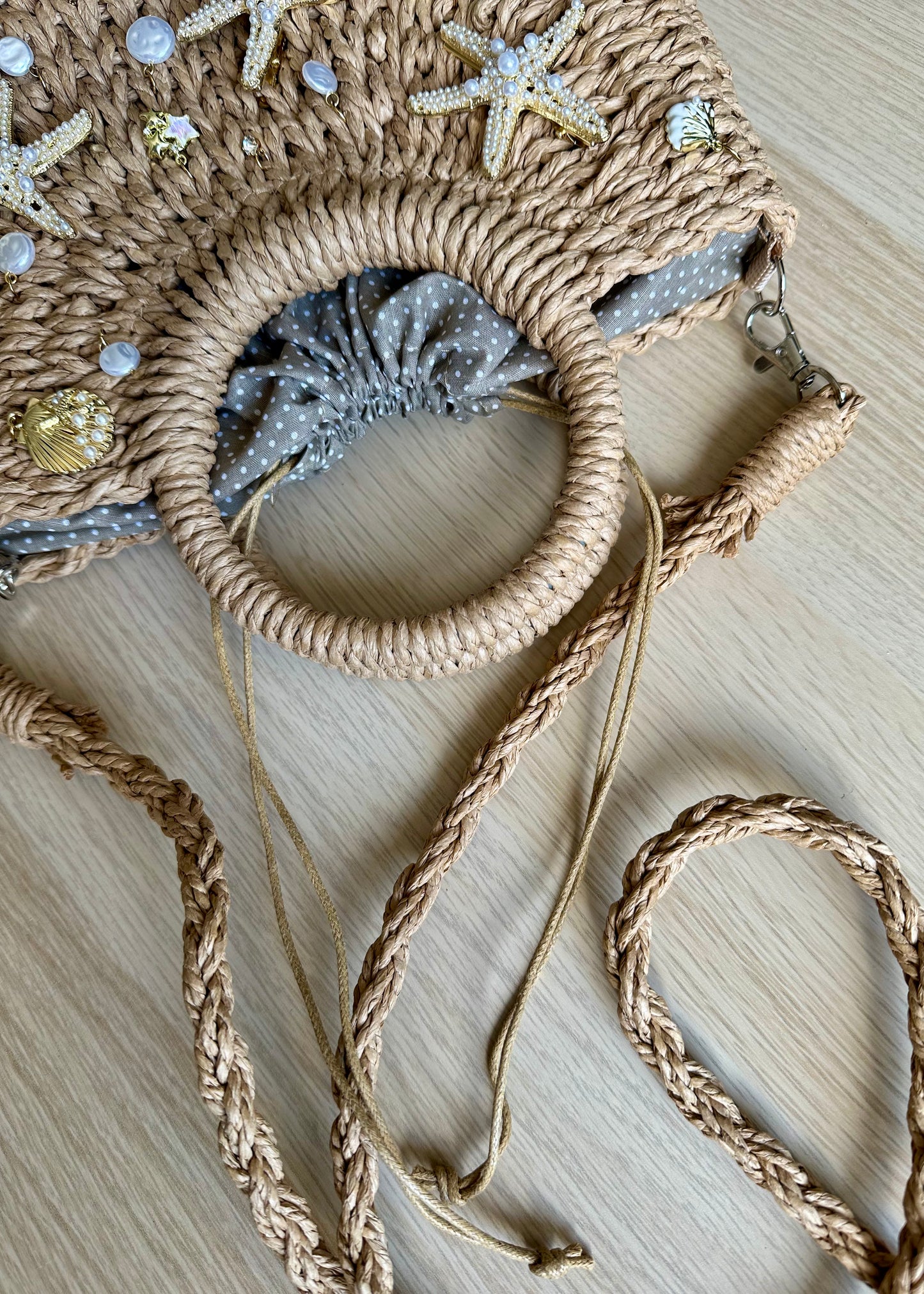 Golden Pearl Beach Bag