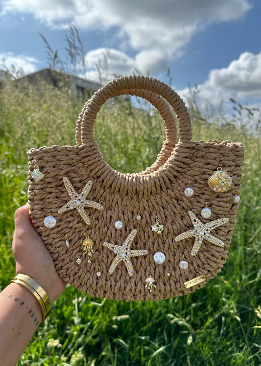 Golden Pearl Beach Bag