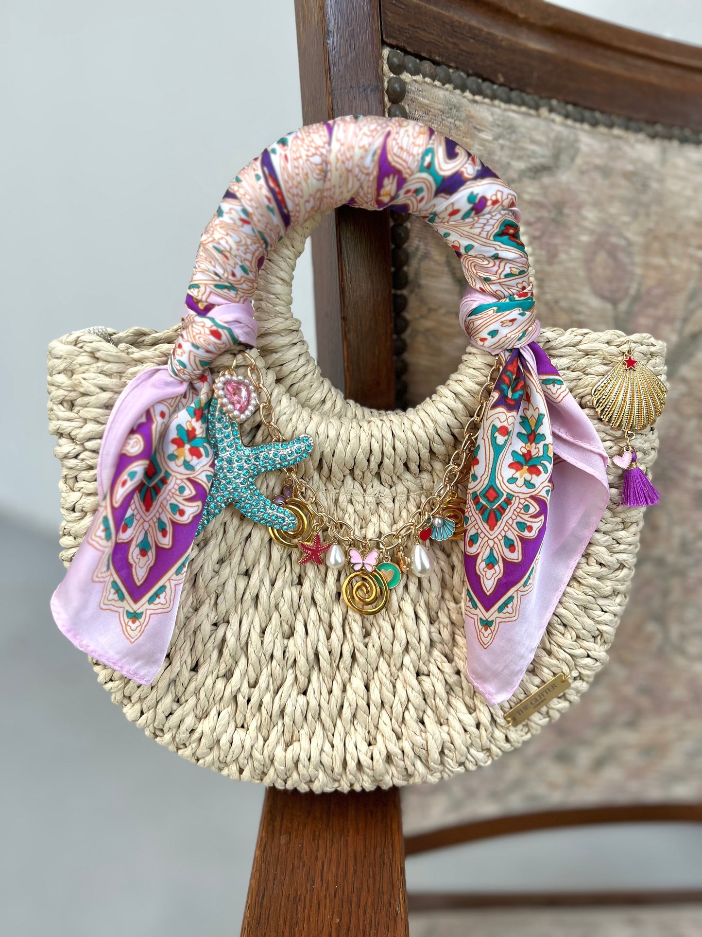 LIMITED EDITION Blush & Blue Waves Bag