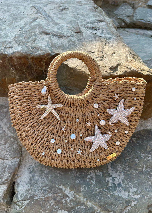 Sea of Pearls Beach Clutch