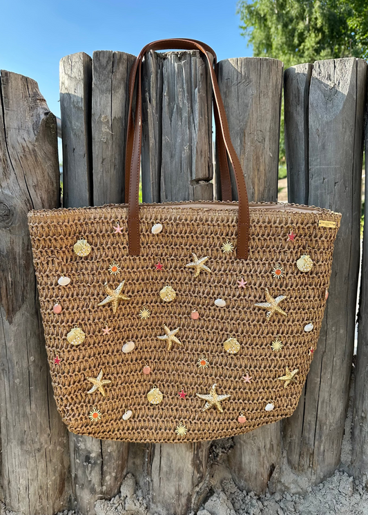 Sunkissed Shells Beach Bag