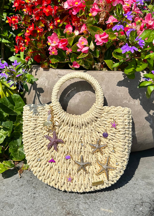 Violet Coast Beach Bag