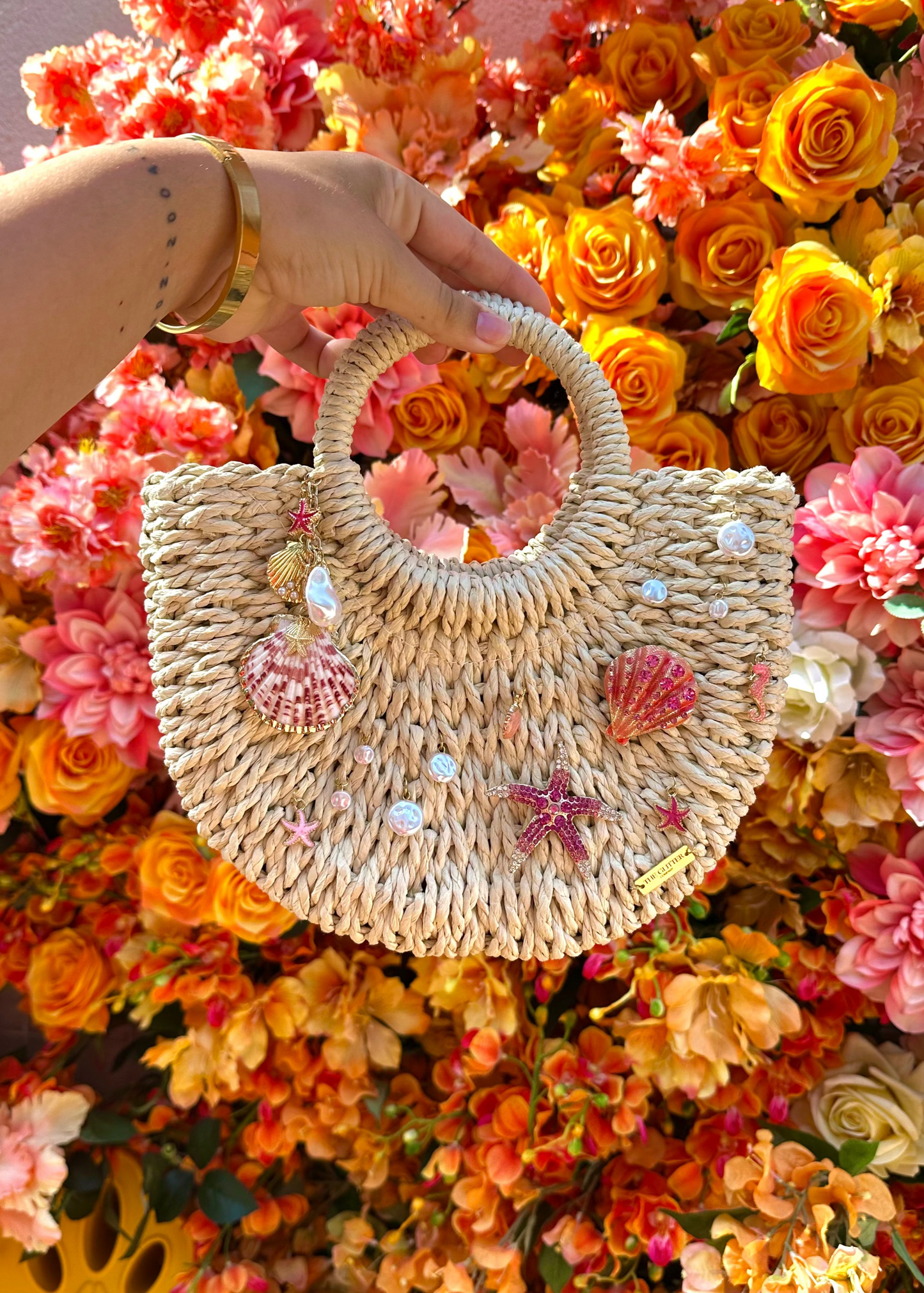 Coral Shell Beach Bag