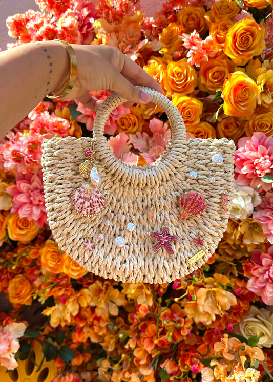 Coral Shell Beach Bag