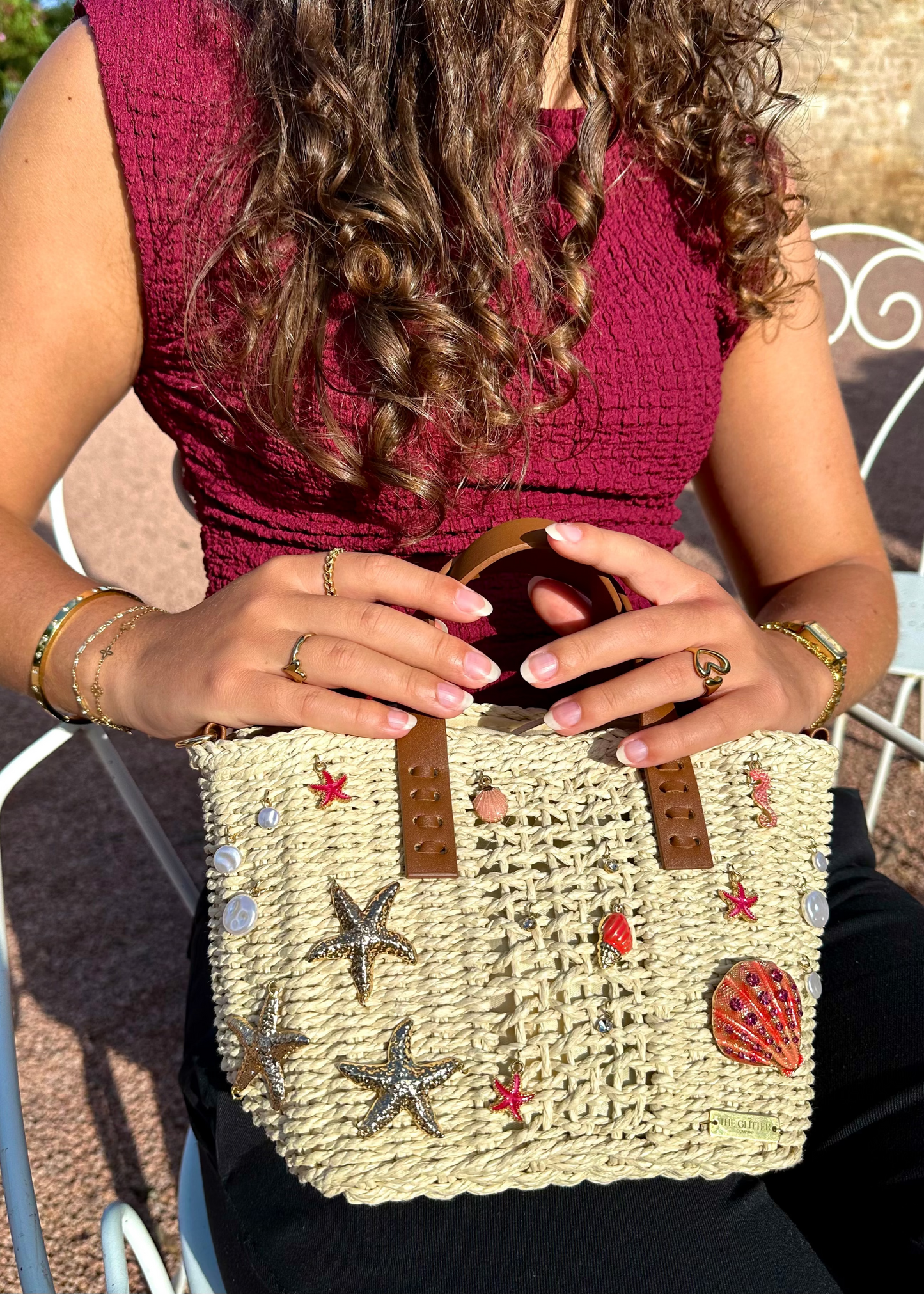 Coral Kiss Beach Bag