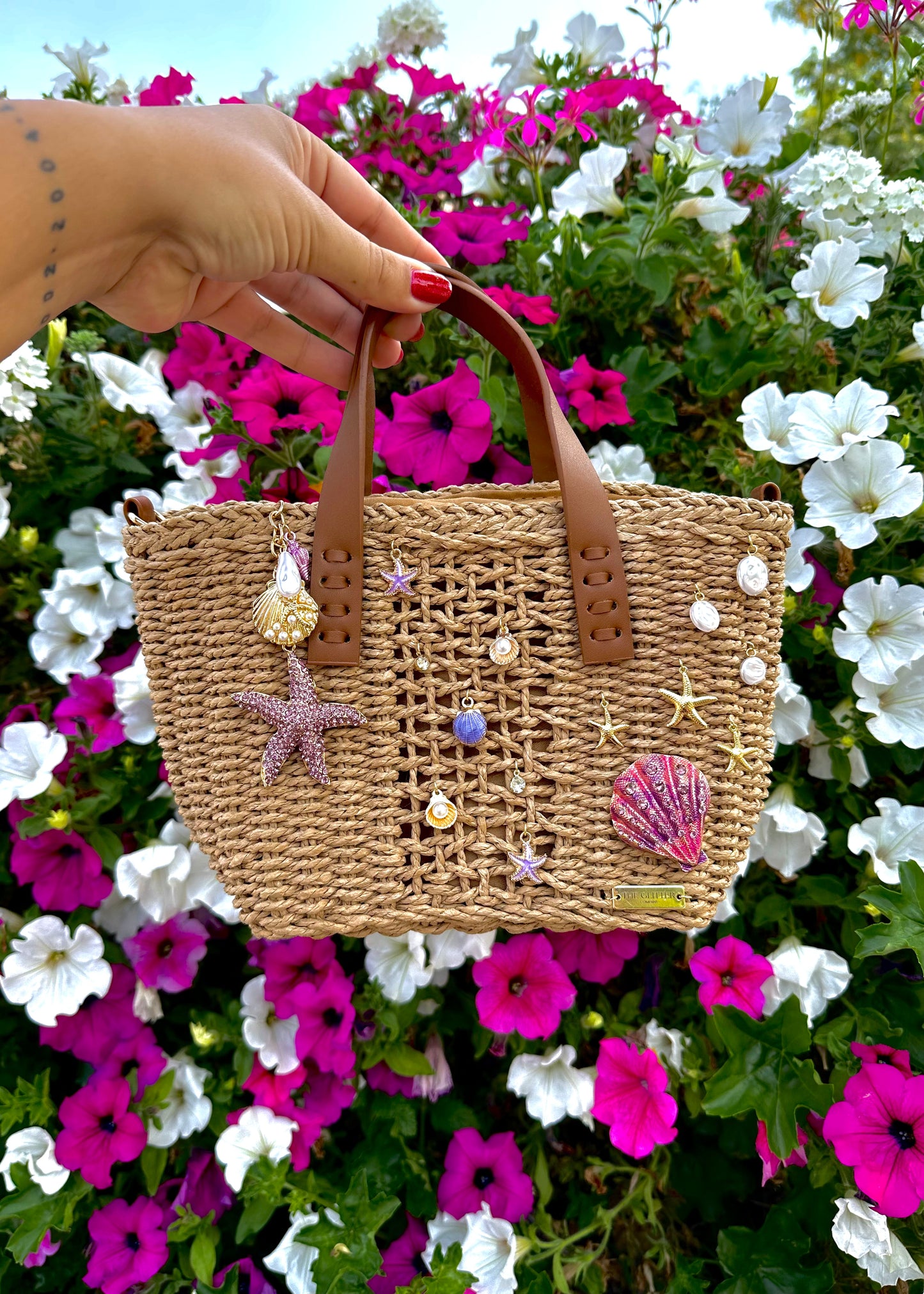 Purple Tide Beach Bag