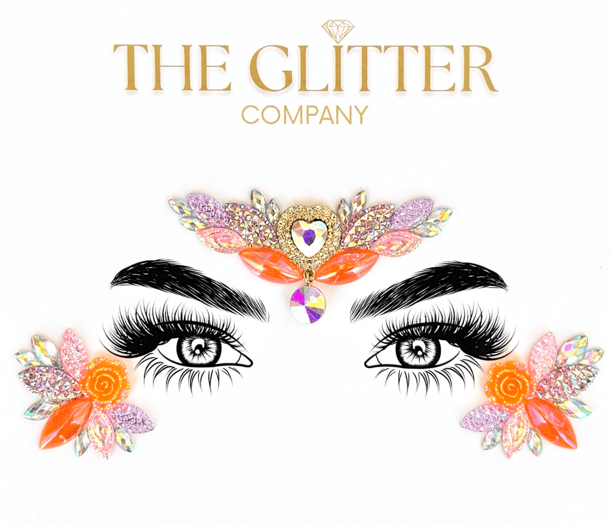 Sunset Romance Face Gem