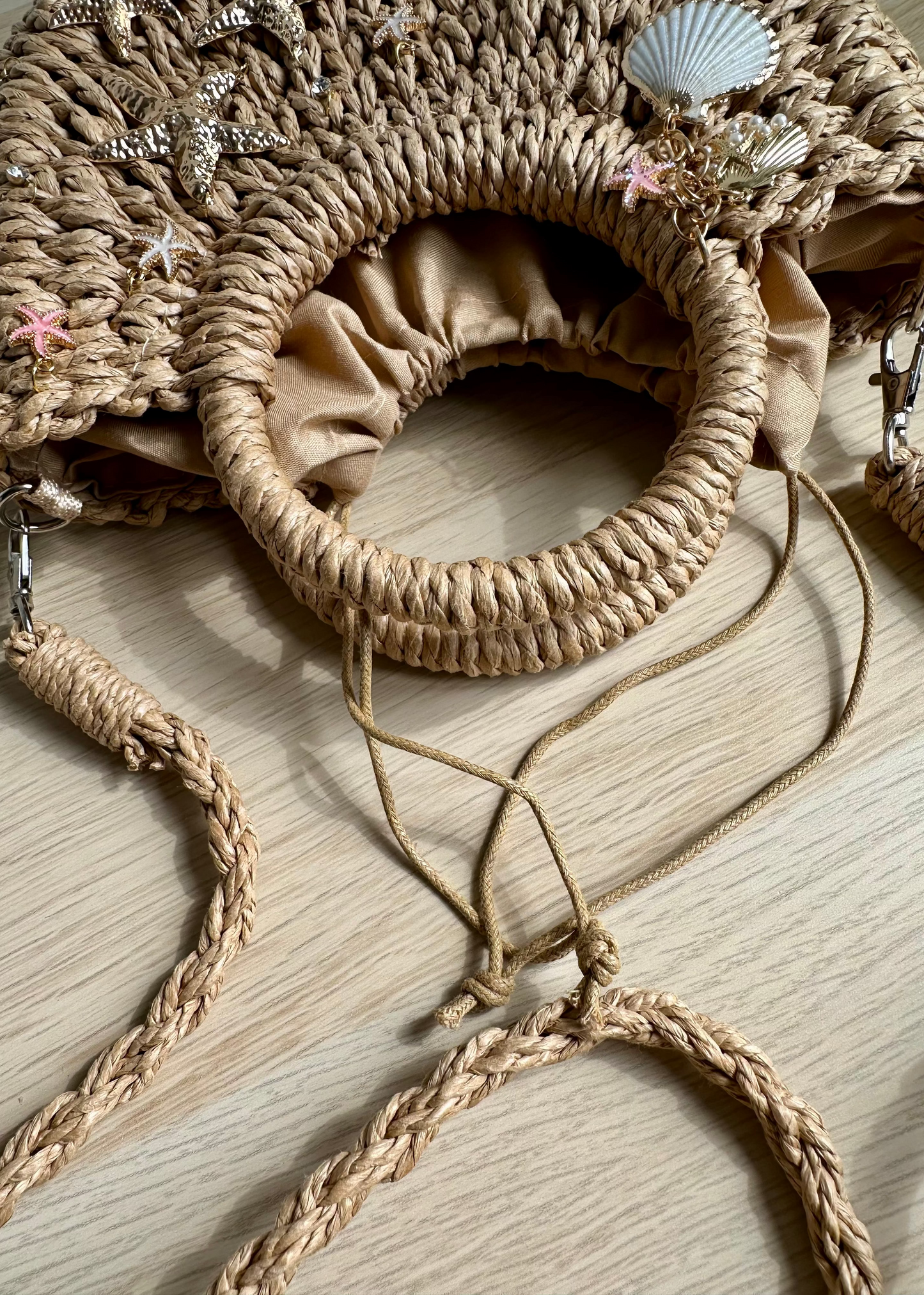 Brown Star Beach Bag