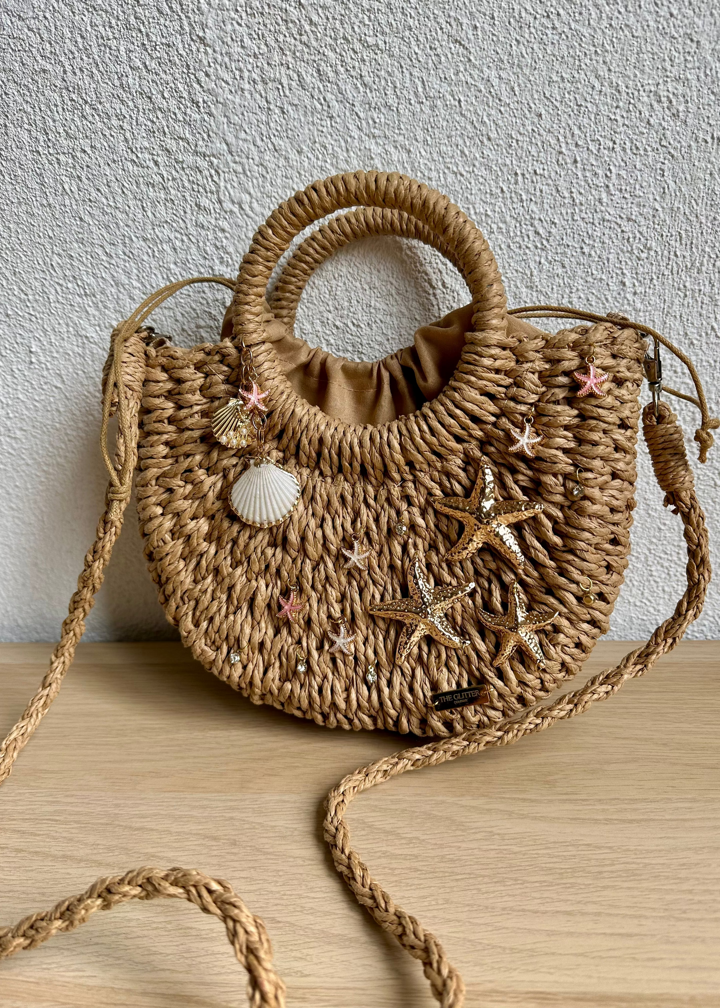 Brown Star Beach Bag