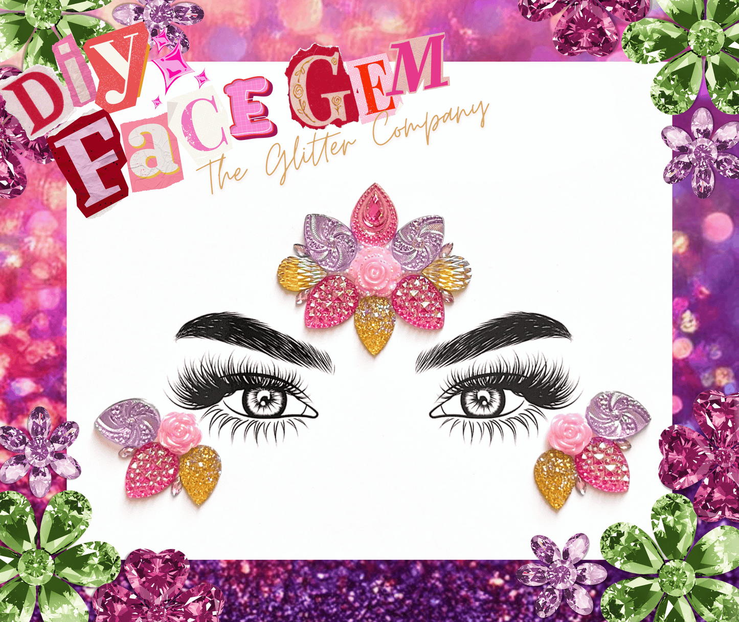 DIY Candy Blossom Face Gem Kit