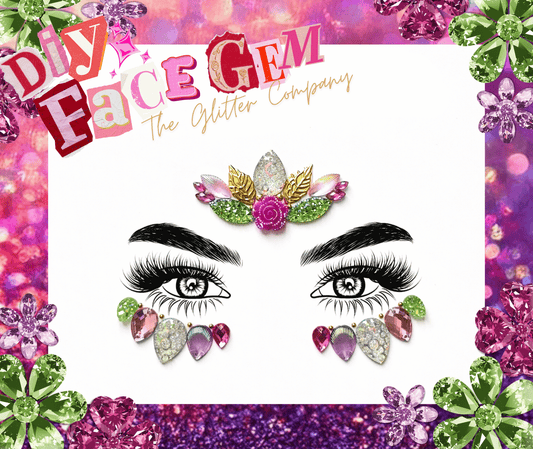 DIY Lavender Blossom Face Gem Kit